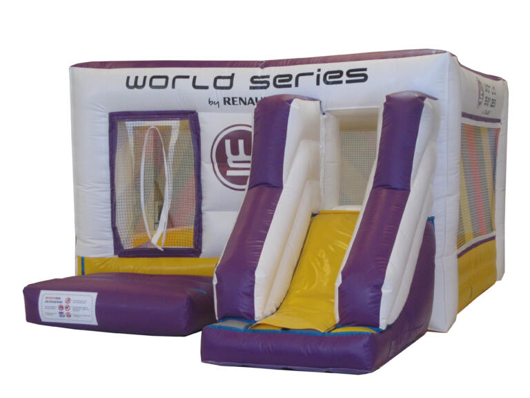 4018  CASA DE BOLAS  CON TOBOGAN  FRONTAL