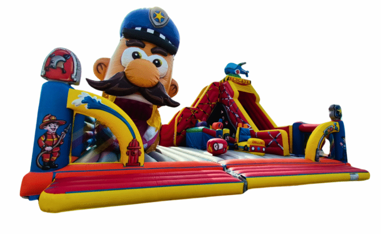 14013 MULTI TRAGÓN TOBOGÁN ESQUINA + BALANCIN POLICÍA