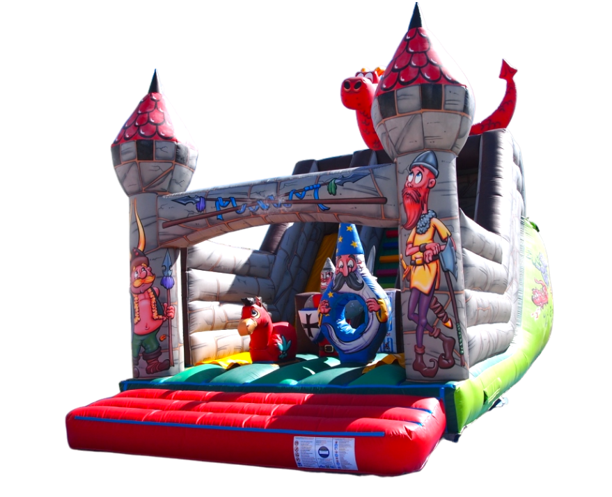 7058 TOBOGÁN DOBLE BAJADA MEDIEVAL