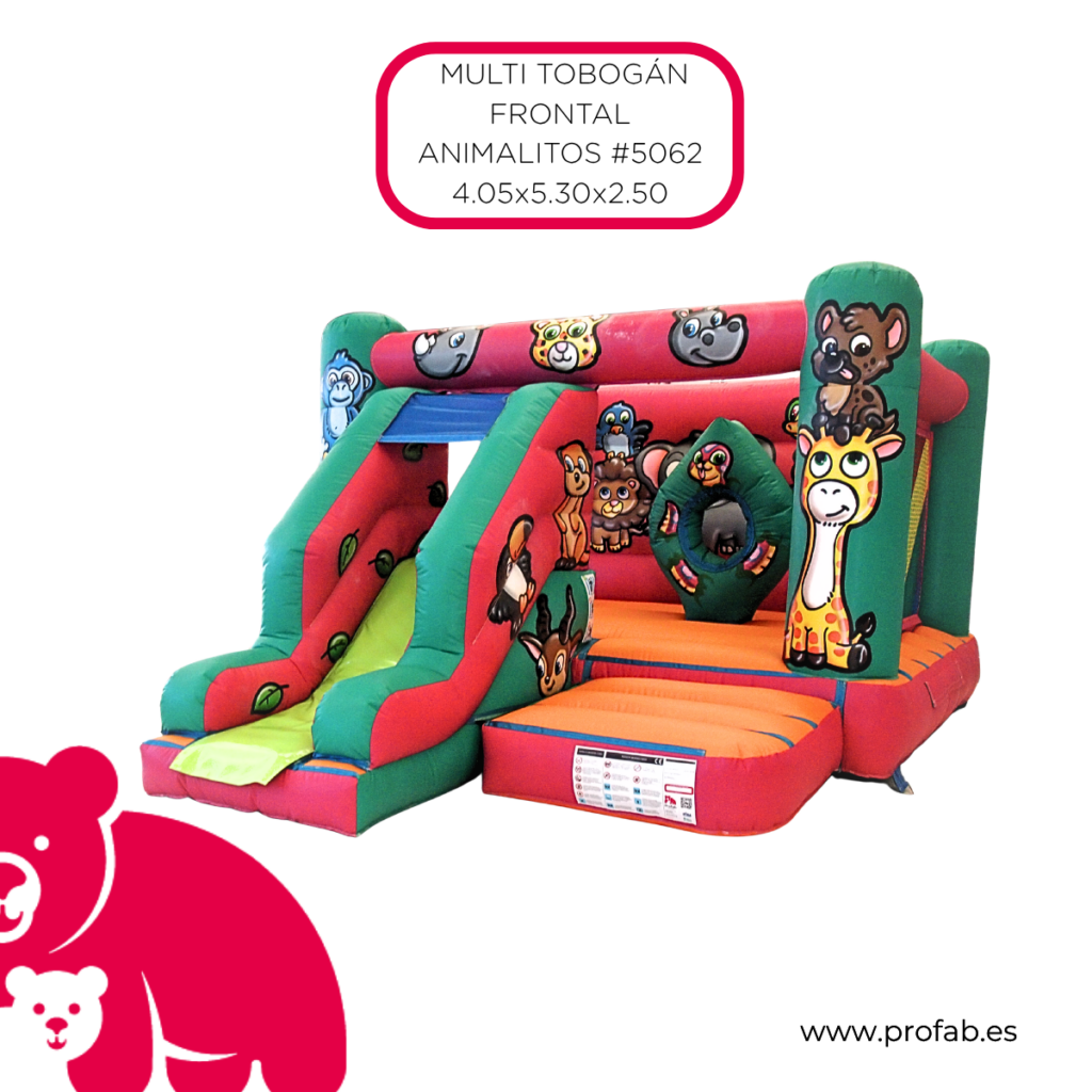 5062 MULTI TOBOGAN FRONTAL ANIMALITOS